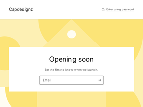 capdesignz.shop homepage screenshot