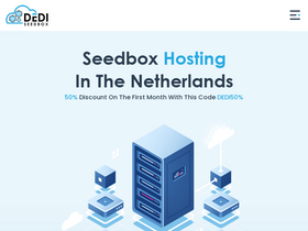 'dediseedbox.com' screenshot