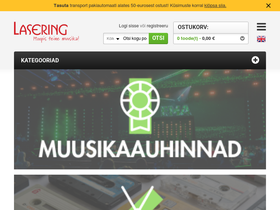 'lasering.ee' screenshot