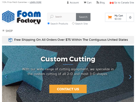 'foambymail.com' screenshot