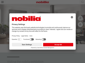 'nobilia.de' screenshot