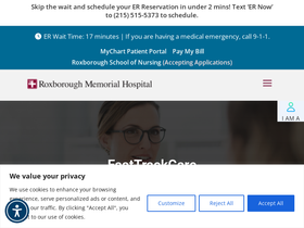 roxboroughmemorial.com