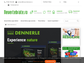 'nevertebrate.ro' screenshot