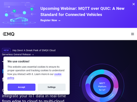 'emqx.com' screenshot