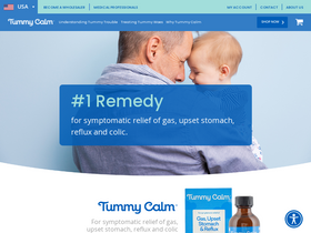 'tummycalm.com' screenshot