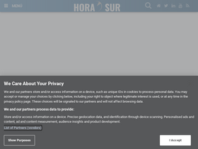 'horasur.com' screenshot