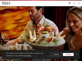 'landrysinc.com' screenshot