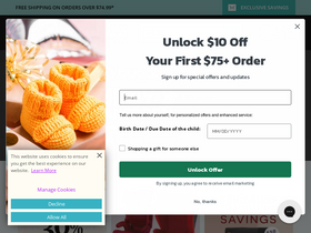 'megababiesusa.com' screenshot