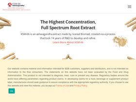 'ksm66ashwagandhaa.com' screenshot