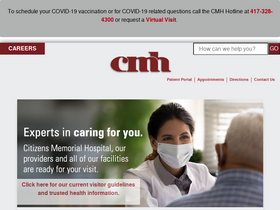 'citizensmemorial.com' screenshot