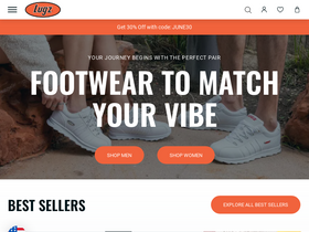 'lugz.com' screenshot