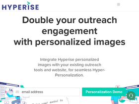 'hyperise.com' screenshot