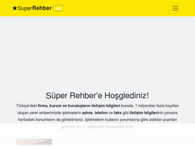 'superrehber.net' screenshot