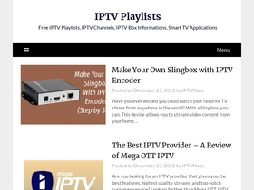 'iptvmate.net' screenshot