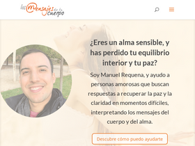 'losmensajesdetucuerpo.com' screenshot