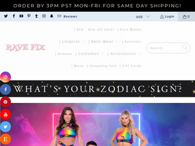 'ravefix.com' screenshot