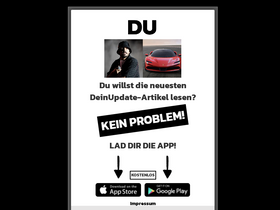 'deinupdate.de' screenshot