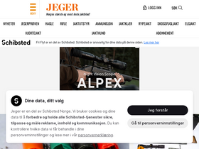 'jeger.no' screenshot