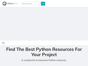 'pythonrepo.com' screenshot