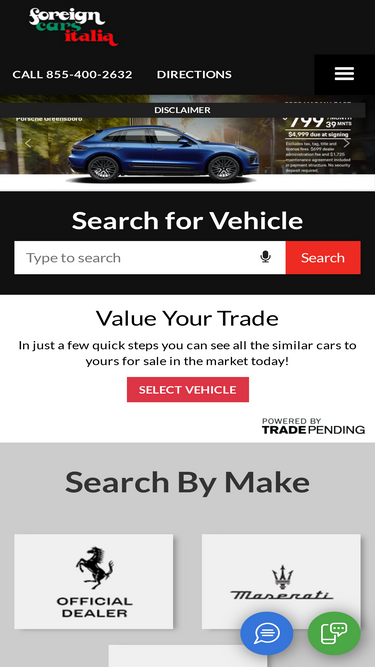 foreigncarsitalia.com