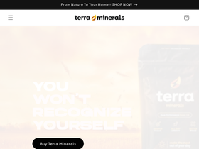 Terra Minerals homepage screenshot