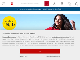 'your-look-for-less.se' screenshot