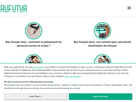 'aufutur.fr' screenshot
