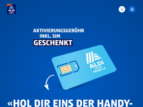'aldi-mobile.ch' screenshot