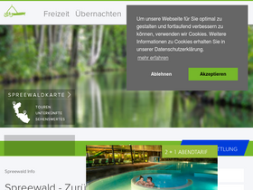 'spreewald-info.de' screenshot