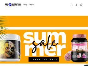 thepronutrition.com homepage screenshot