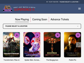 'rctheatres.com' screenshot