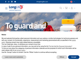'longlife.com' screenshot
