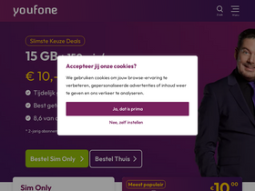 'youfone.nl' screenshot