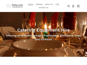 partyline.co homepage screenshot