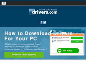 'drivers.com' screenshot