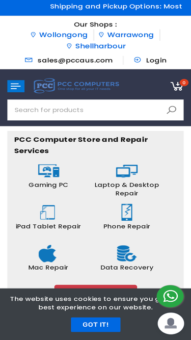 pccaus.com