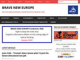 'braveneweurope.com' screenshot