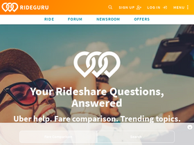'ride.guru' screenshot