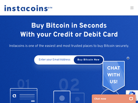 'instacoins.com' screenshot
