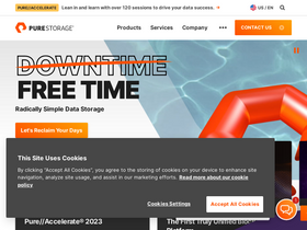'purestorage.com' screenshot