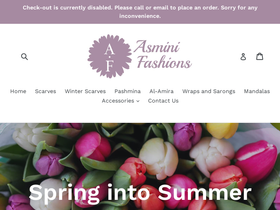 asmini.ca homepage screenshot