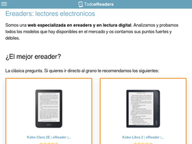 'todoereaders.com' screenshot