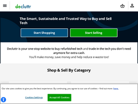 'decluttr.com' screenshot