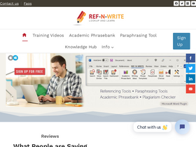 'ref-n-write.com' screenshot