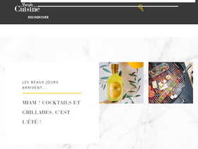 'dubruitdanslacuisine.fr' screenshot