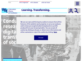 'uoc.edu' screenshot