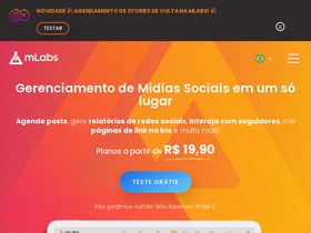 'mlabs.com.br' screenshot