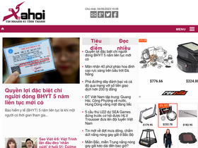 'xahoi.com.vn' screenshot