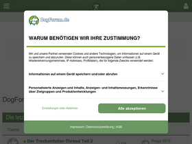 'dogforum.de' screenshot