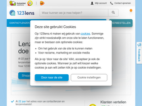 '123lens.nl' screenshot